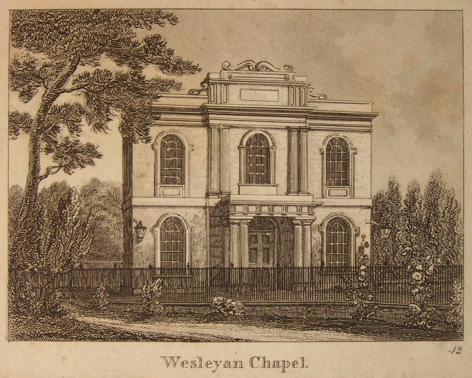 Aquatint - Wesleyan Chapel.